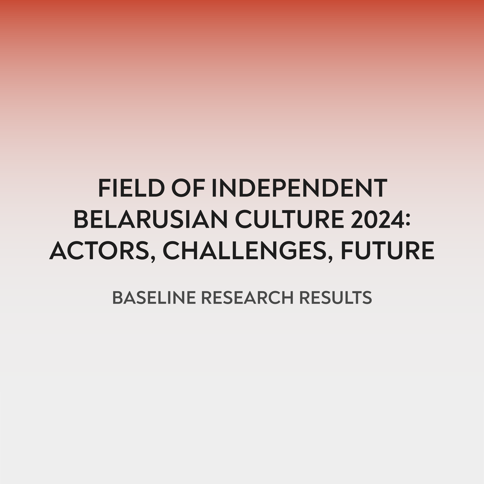 Baseline research results